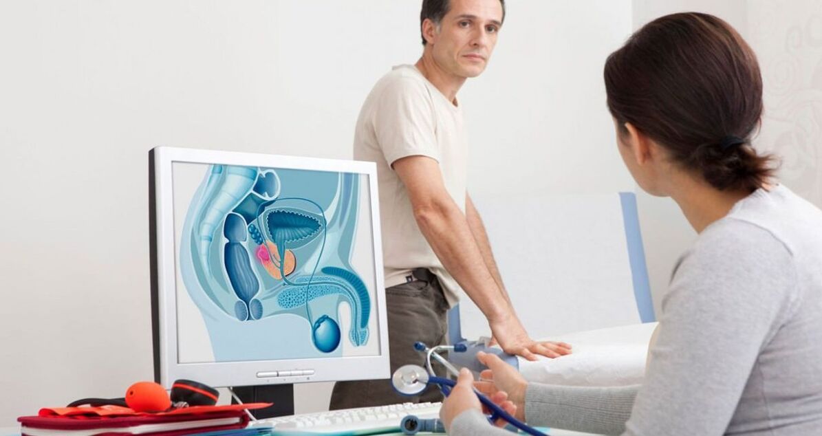 Rücksprache mit einem Arzt bei Prostatitis